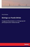 Beitrage Zur Poetik Otfrids 1148656871 Book Cover
