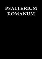 Psalterium Romanum 0244464758 Book Cover