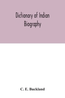 Dictionary of Indian biography 9354033172 Book Cover