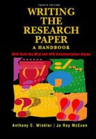 Writing the Research Paper: A Handbook With Both the Mla and Apa Documentation Styles 0495799653 Book Cover