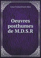 Oeuvres posthumes de M.D.S.R 5518942672 Book Cover