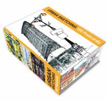 Urban Sketching: 100 Postcards: 100 Beautiful Location Sketches from Around the World 1631590219 Book Cover