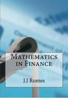 Mathematics in Finance 1981781099 Book Cover