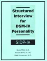 Structured Interview for DSM-IV Personality 0880489375 Book Cover