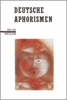 Deutsche Aphorismen 3150598893 Book Cover