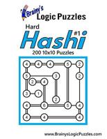 Brainy's Logic Puzzles Hard Hashi #1 200 10x10 Puzzles 1539080056 Book Cover