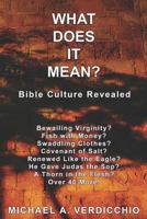 What Does It Mean?: Bible Culture Revealed 1729718469 Book Cover