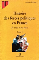 Histoire des forces politiques en France (French Edition) 2200015011 Book Cover