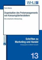 Organisation Des Preismanagements Von Konsumgueterherstellern: Eine Empirische Untersuchung 363162378X Book Cover