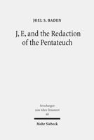 J, E, and the Redaction of the Pentateuch 3161499301 Book Cover