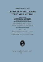 Neunundfunfzigster Kongress: Gehalten Zu Wiesbaden Vom 13. 16. April 1953 364253824X Book Cover