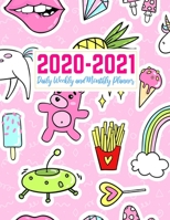 2020-2021 Daily Weekly and Monthly Planner: Cute Two Year Jan 1, 2020 - Dec 31, 2021 Calendar Organizer and Appointment Schedule Agenda Journal for ... - 24 Months Planner - Creative AG 0020 B083XWM7X5 Book Cover