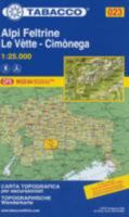 Alpi Feltrine 023 GPS Le Vette - Cimonega 8883150236 Book Cover