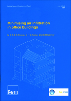 Minimising Air Infiltration in Office Buildings (Building Research Establishment Report) 0851256341 Book Cover
