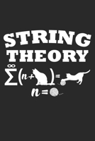 String Theory: Funny Science physicist Cat lover Notebook 6x9 Inches 120 dotted pages for notes, drawings, formulas Organizer writing book planner diary 1671060660 Book Cover