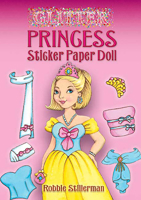 Glitter Princess Sticker Paper Doll 0486448282 Book Cover