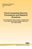 Cloud Computing Security: Foundations and Research Directions 1680839586 Book Cover