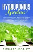 HYDROPONICS GARDENS: The Complete Guide to Quickly Start Growing Vegetables and the Cheapest Way to Build DIY Hydroponic System In Small Place B0875Z5W6T Book Cover
