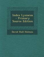 Index Lysiacus 1018332413 Book Cover