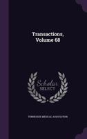 Transactions, Volume 68 1278674055 Book Cover