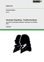 Alexandra Gripenberg - 'Fredrika Runeberg': Aus dem Finnlandschwedischen übersetzt von Nadine Erler 3656082383 Book Cover