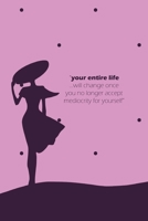 Your Entire Life Notebook, Blank Write-in Journal, Dotted Lines, Wide Ruled, Medium (A5) 6 x 9 In (Purple) 1714448703 Book Cover