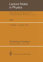 Schrodinger Operators: Proceedings of the Nordic Summer School in Mathematics Held at Sandbjerg Slot, Sonderborg, Denmark, August 1 12, 1988 366213764X Book Cover