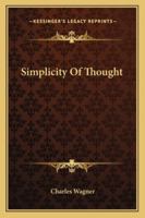 Simplicity Of Thought 1425348270 Book Cover