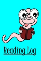 Reading Log: Bookworm Reading Log Journal for Boys & Girls, Reading Record Notebook for Kids 1679454846 Book Cover