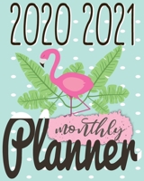 2020-2021 Monthly Planner: Blue Sky 8x10inch 2 Years Monthly Planner Calendar Schedule Organizer From January 1,2020 to December 31,2021 (24 Months ... With Holidays and Motivational Quotes 1696372097 Book Cover