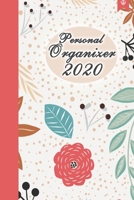 Personal Organizer 2020: Pocket Calendar 2020 6x9 with a yearly and monthly overview Appointment Calendar 2020 Annual planner Weekly planner fashionable & simple Personal Organizer 170792502X Book Cover