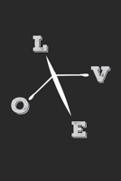 Love: Notebook A5 Size, 6x9 inches, 120 dotted dot grid Pages, Rowing Sculling Rower Sports 1703587553 Book Cover