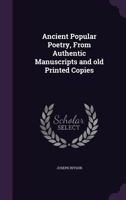 Ancient Popular Poetry 3744695255 Book Cover