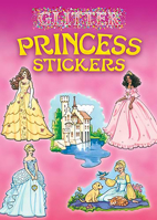 Glitter Princess Stickers 0486465772 Book Cover