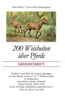 200 Weisheiten über Pferde: Großschrift (German Edition) 3384492323 Book Cover