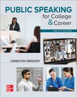 Public Speaking for College & Career Mesa Community College by Hamilton Gregory 0072905751 Book Cover