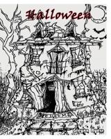 Halloween: Adult Coloring Book Vol.1: Coloring Books 1539759431 Book Cover