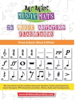 24 Notation Signs Black & White: MrMikesMusicMats 108741444X Book Cover