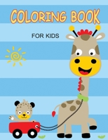 Coloring Book for Kids: Activity and Coloring Book with Fun, Easy, and Relaxing 1688168885 Book Cover