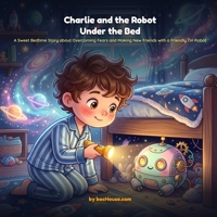 Charlie and the Robot Under the Bed: A Sweet Bedtime Story about Overcoming Fears and Making New Friends with a Friendly Tin Robot B0HKMGGM56 Book Cover