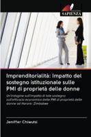 Imprenditorialità: Impatto del sostegno istituzionale sulle PMI di proprietà delle donne 6200999201 Book Cover