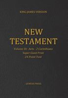 New Testament, Volume III 1722924918 Book Cover