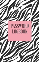 Password Logbook: Zebra Internet Password Keeper With Alphabetical Tabs Pocket Size 5 x 8 inches (vol. 1) 1657971309 Book Cover
