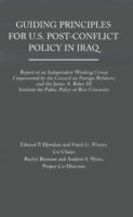 Guiding Principles for U.S. Post-Conflict Policy in Iraq G Group Report: Report of an Independent Working Group 0876093268 Book Cover