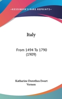 Italy from 1494 to 1790 053069767X Book Cover