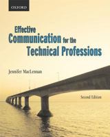 Effective Communication for the Technical Professions 019544468X Book Cover