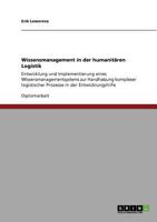 Wissensmanagement in Der Humanitaren Logistik 3842857608 Book Cover