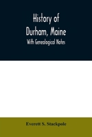 History of Durham, Maine; 1016050046 Book Cover
