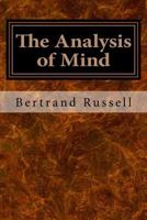 The Analysis of Mind 0486445518 Book Cover