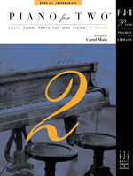 Piano For Two: Equal Parts for One Piano 1569390754 Book Cover